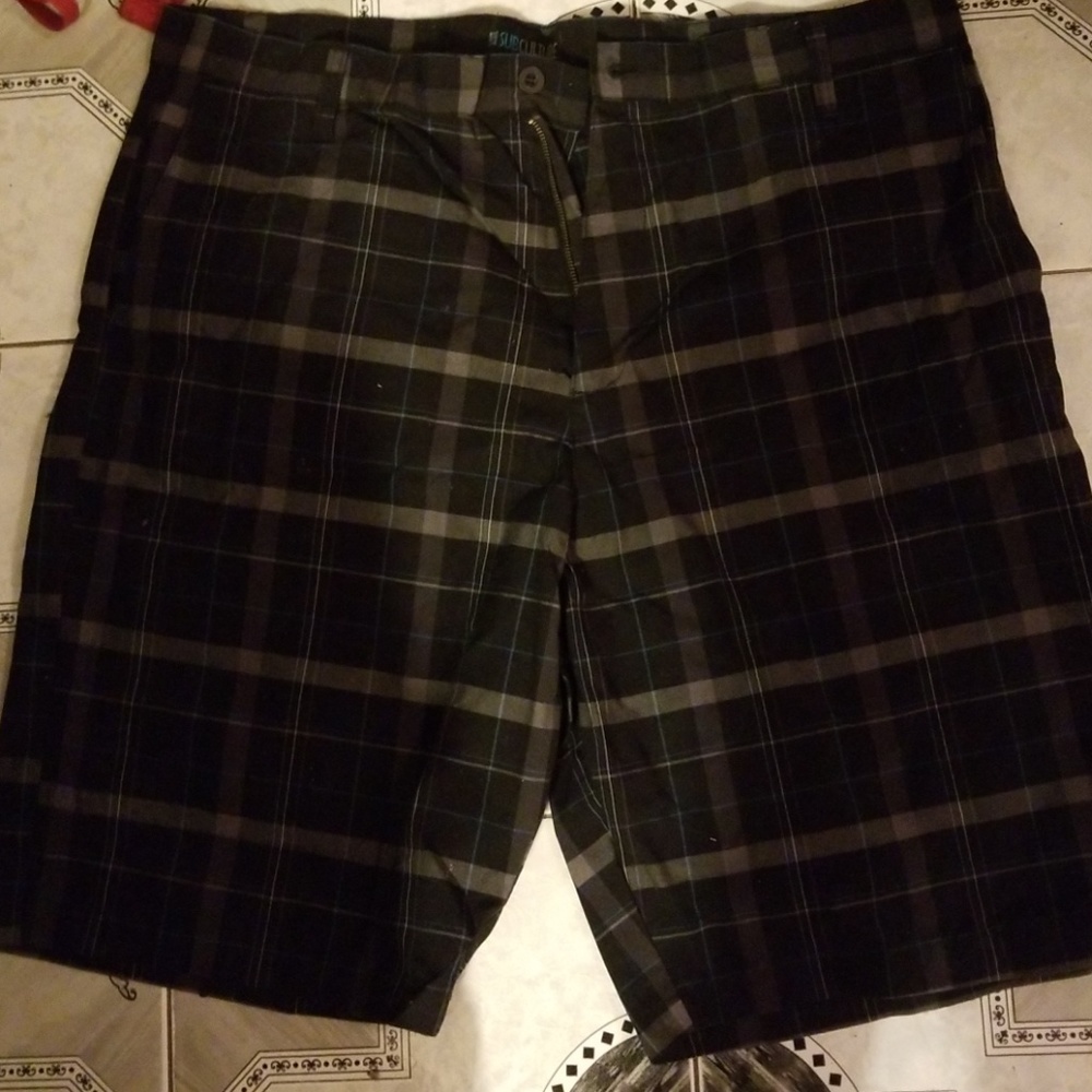 Subculture Mens Plaid Shorts 38 NEW